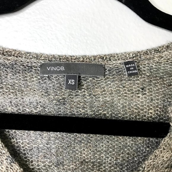 Vince split neck linen blend sweater - Picture 5 of 12